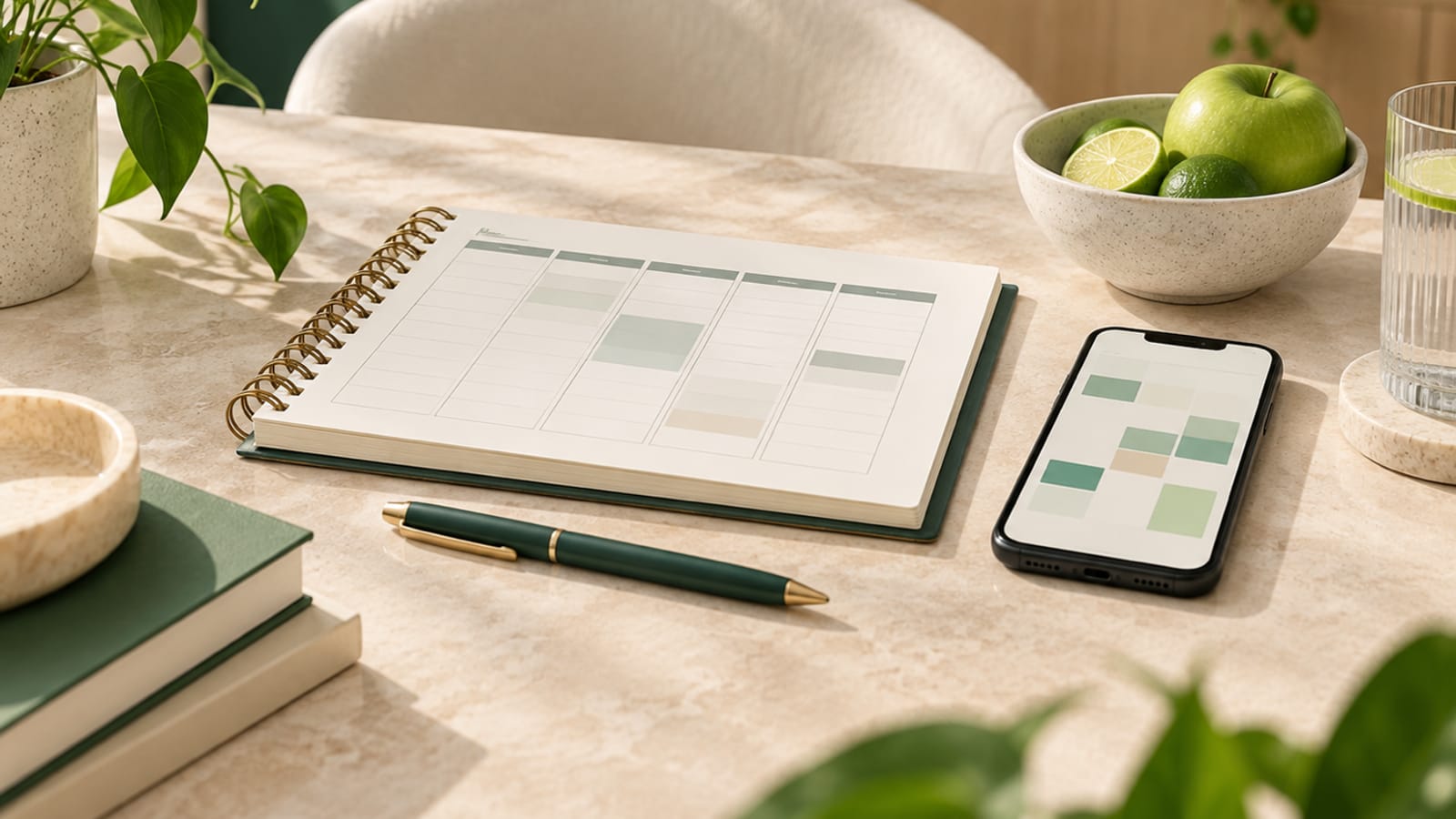 Agenda EasyEats en un espacio cálido y profesional